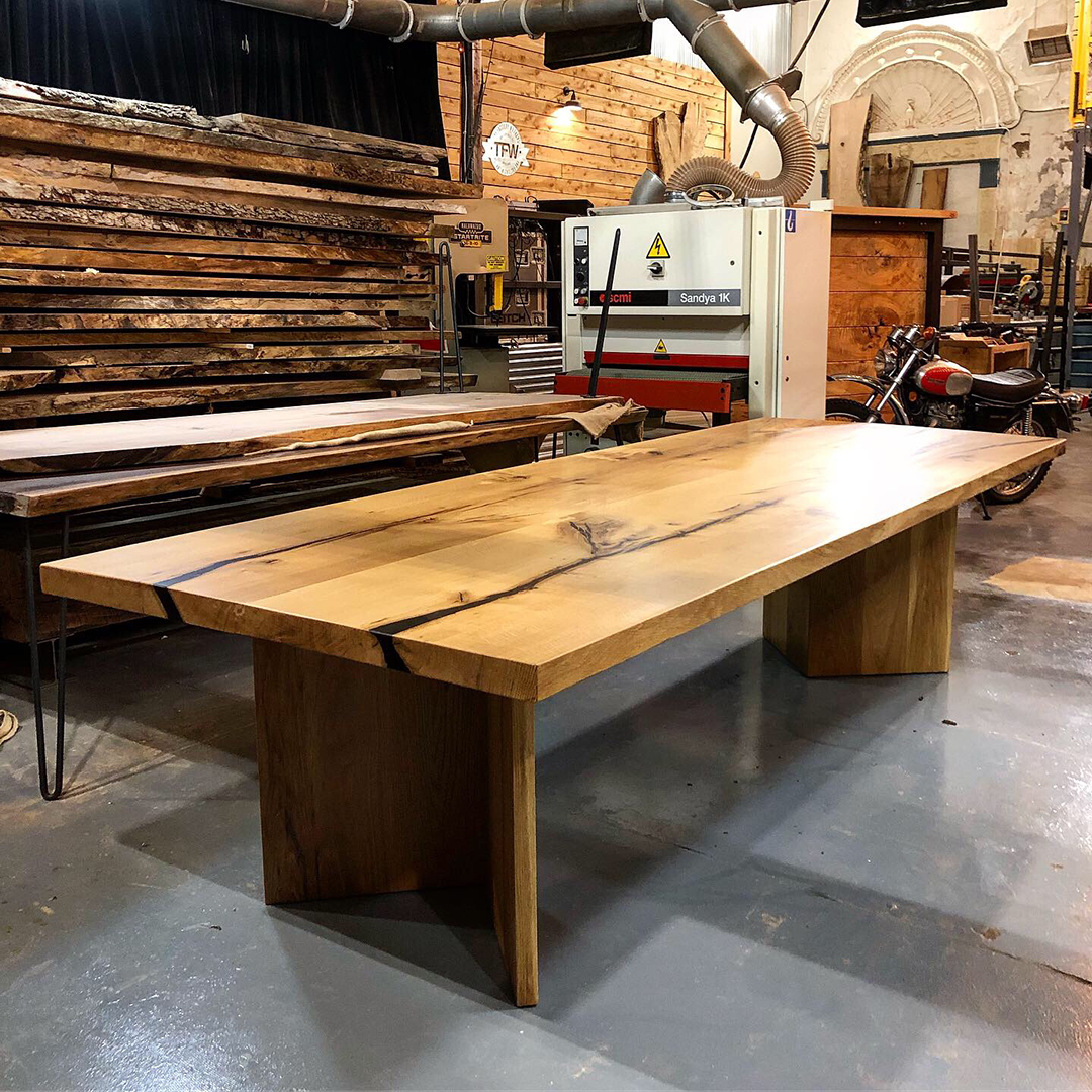 Custom Wood Table by Tom Marchetty in Collingswood, New Jersey